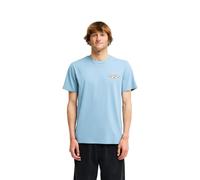 BILLABONG T-shirt Orbit Arch Backprint Uomo Blu Nebbia, Nebbia blu., L