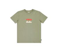 Billabong Team Wave - T-Shirt per Uomo, Grigio e Verde, 10 Anni