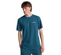 Billabong Top a Maglia Manica Corta Arch Crew SS Uomo Blu