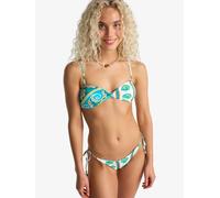 Billabong Top bikini a fascia Billabong con stampa a conchiglia e onde salate. carne