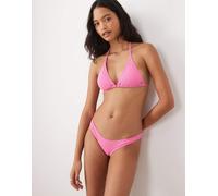 Billabong - Top bikini a triangolo rosa acceso S
