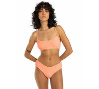 BILLABONG Top bikini da donna Tanlines con lacci arancione | M