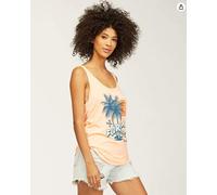Billabong Top Senza Maniche Florida Tourist Trap Donna, Arancione, S