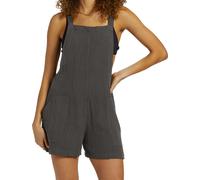 Billabong - Tuta comoda e leggera - Beach Crush Overall Black Sands per Donne in Cotone - Taglia M - Grigio