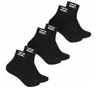 Billabong Unisex Quarter Calzini 3 paia BG-20 QUARTO nero nero 39-42