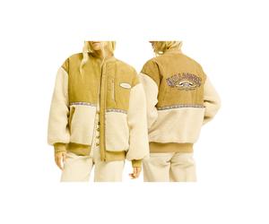 Billabong - Veste en velours côtelé - Since 73 Wave Bomber Jacket Cement per Donne in Cotone - Taglia S - Beige
