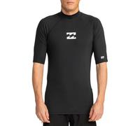 Billabong Waves all Day SS Set di Rash Guard, Nero, M Uomo