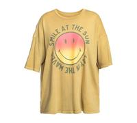 Billabong x Smiley True Boy ABJKT00455 - Maglietta da donna oversize, Split Pea, M