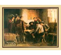 Biller Antik Consiglio di guerra di Andreas Hofer Franz Defregger A2 LW 43