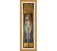 Biller Antik Nuda Veritas Onde Nixen Verità Rossa LW Gustav Klimt A2 063