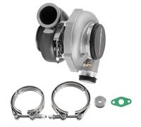 Billet Turbocompressore Ball Bearing 900HP 61.75mm T4 V-Band Water+Oil Cooled