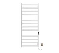 Billg 360W Scaldasalviette Elettrico, Portasalviette a Parete con Display LCD, Timer 0-9 Ore, Temperature Regolabile 30-70°C, Impermeabile IPX4, Scaldasalviette Acciaio al Carbonio, 520 x 1300 mm