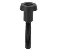 Billiard Cue Back Plug Screws, Pool Cue Bottom Protectors Screw, Extension Weight for Billiard Accessories with Aluminum Alloy Rust Proof Design, Easy to Install and Remove for Bet (L71,5 mm/2,8