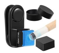 Billiard Cue Chalk Holder,Magnetic Pool Chalks Holder for Practicing - No Chalk Sports & Outdoors Ball Sport Practice Secure Grip Leak-Proof Accessories For Players Amateurs Professionals Club Members