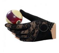Billiard Pool Gloves For Left Hand, Left Hand Only With Silicone Grip, Table Pool Leeft Right haandss Universal Shooter, Womens Leeft haandss Lace Billiard Gear, Women Pools Glove For Home Tournament