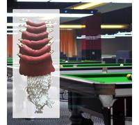 Billiards Mesh Bag Set di 6 accessori per biliardo Tasche per tavolo da