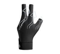 Billiards Playing Glove - Snoker Finger Sleeve, Moisture Wicking Non Skid Handwear for Cue Games | Left Palm Protection Aid, Enhanced strooke Accuracy, Smooth Movement Assistance, Tournament Practice
