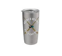 Billiards Pool Player Hooked Behind The Eight Ball Bicchiere termico in acciaio inox doppia parete