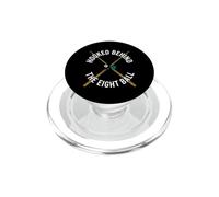 Billiards Pool Player Hooked Behind The Eight Ball PopSockets PopGrip per MagSafe