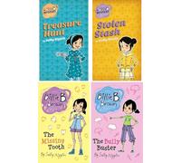 Billie B Brown & Billie B Mysteries 4-Book Collection Set by Sally Rippin: The Missing Tooth, The Bully Buster, Stolen Stash & Treasure Hunt