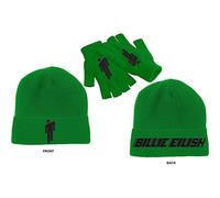 Billie Eilish: Blohsh Beanie Hat & Gloves (Set Berretto+Guanti) -