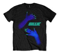 Billie Eilish T-shirt Hug Logo – Nuovo Ufficiale Unisex Nero Taglia M
