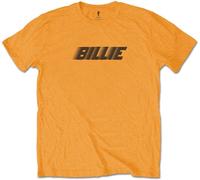 Billie Eilish Maglietta Racer Logo & Blohsh Unisex Orange 2XL