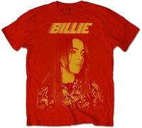 Billie Eilish Maglietta Racer Logo Jumbo Unisex Red XL