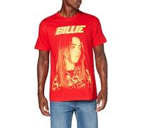 Billie Eilish Billiets15mr02 T-Shirt, Rosso, M Uomo