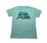 Billie Eilish T Shirt Neon Logo Billie Official Blue, Blu, L Unisex-Adulto