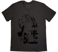 Billie Eilish Tonal Bandana Photo Charcoal Grey XL Maglietta