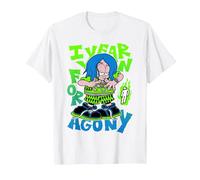Billie Eilish Ufficiale Agony White Maglietta, Uomo, Bianco, XXL