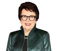 Billie Jean King (Green) Half Body Buddy Cutout