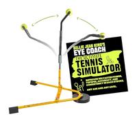 Billie Jean King's Eye Coach Modello Professionale: Il Tuo Modo più Veloce per Migliorare Il Tennis Giallo, Nero