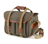 Billingham 335 - Borsa FibreNyte per fotocamera, colore: Verde salvia/Marrone chiaro