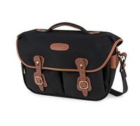 Billingham Hadley Pro 2020 - Borsa per fotocamera in tela, colore: Nero/pelle marrone chiaro