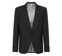 Billionaire - Blazer Tuxedo Regular Fit in Lana e Satin - - Jackets - Uomo - Nero - 2XL
