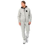 Billionaire Italian Couture Gray Cotton Hooded Sweatsuit - 4XL