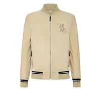 Billionaire - Leather Bomber Double B - - Jackets - Uomo - Beige - 4XL