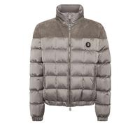Billionaire - Piumino Imbottito con Pannelli in Pelle Scamosciata - - Jackets - Uomo - Grigio - XL