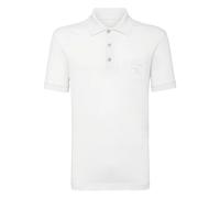 Billionaire - Polo Shirt SS Crest - - Tops - Uomo - Bianco - S