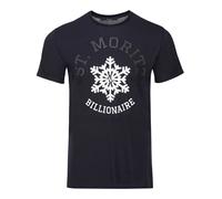 Billionaire - T-shirt Girocollo SS Winter Club - - Tops - Uomo - Blu - S