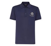 Billionaire, ,Tops ,Uomo ,Blu ,S Polo shirt SS Lion