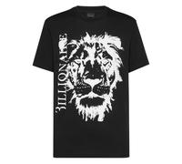 Billionaire, ,Tops ,Uomo ,Nero ,L T-Shirt Girocollo Leone