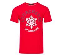 Billionaire, ,Tops ,Uomo ,Rosso ,XS T-shirt Girocollo SS Winter Club