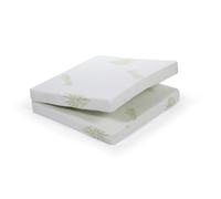 BILLO E PALLINA - Materassino per Lettino Camping Aloe Vera - Bianco