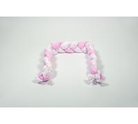 BILLO E PALLINA - Riduttore Treccia Lettino Piquet Cuore Mio - Rosa