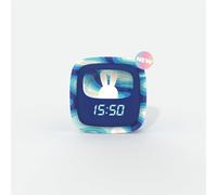 Billy Clock And Light Blue Waves