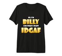 Billy Costume IDGAF Funny Meme Halloween Costume for Billys Maglietta Premium