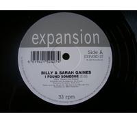 Billy Gaines - I Found Someone [12 inch Analog]
